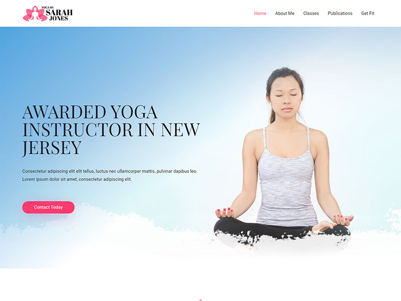 Yoga Instructor – 运动户外模板WordPress主题